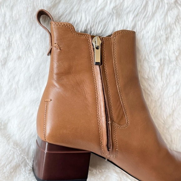 Franco Sarto Waxton Ankle Bootie Hazelnut Leather 7M - Picture 12 of 15